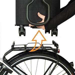Luggage carrier bag, shopping basket, bicycle basket, bike, bicycle bag, rear bike bag, bike basket,