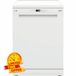 Whirlpool W7F HP33 UK 60cm 15 Place 6th Sense Dishwasher - White