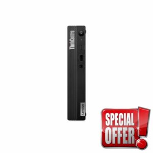 Lenovo ThinkCentre M80q Tiny Desktop PC Intel Core i5-10500T vPro 8GB RAM 256GB SSD Wi-Fi Bluetooth Windows 10 Pro Black -11DN006QUK