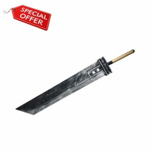 Cosplay Prop Replica Final Fantasy VII Cloud Strife Buster Sword Yellow Handle Foam