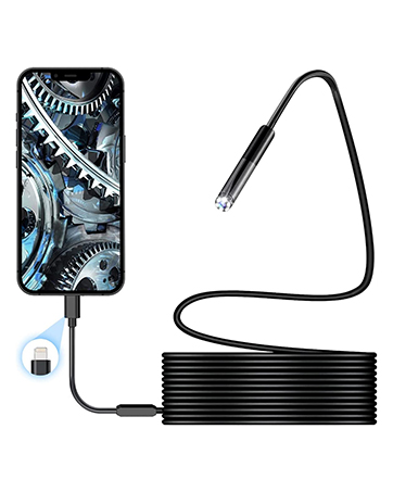 Hopefox Endoscope Inspection Camera - USB Borescope Premium 7.9mm IP67 Waterproof WiFi Endoscope ...