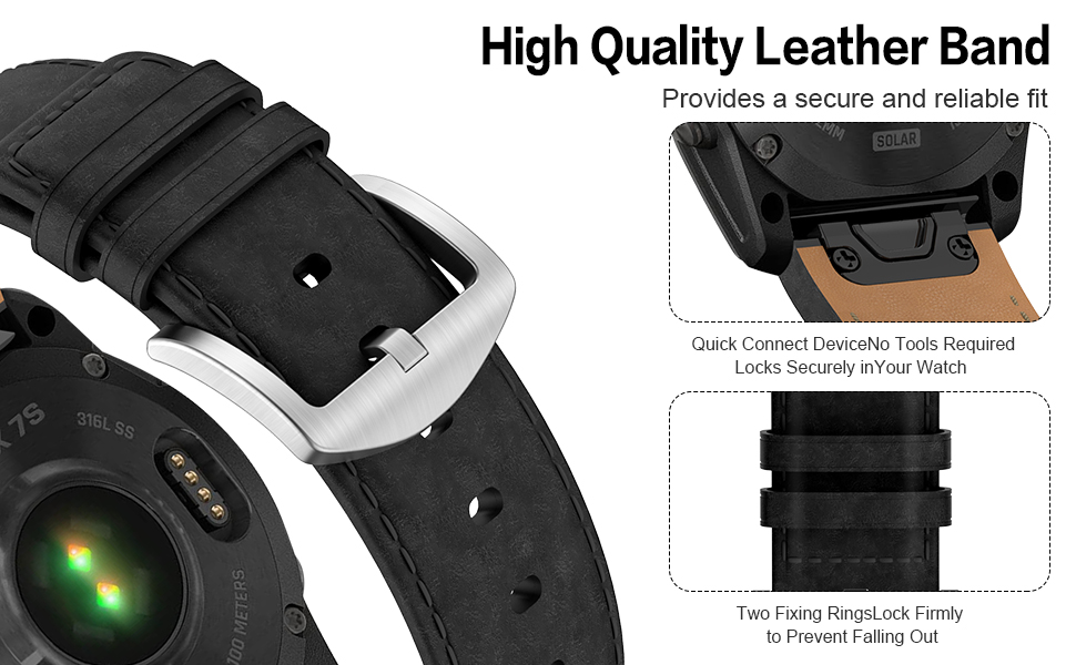 YASPARK Strap for Fenix 7S/Fenix 6S/Fenix 5S