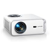 Mini Projector, Android TV Smart DLP Projector Ultra-Short Distance Portable Rechargeable WiFi Bl...