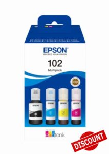 Epson EcoTank 102 Genuine Multipack Ink Bottles