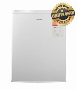 Panana 70L Small Fridge Free Standing Top Freezer Refrigerator Drinks Cooler Quiet