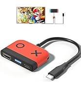 Switch Dock for Nintendo Switch OLED, 3 in 1 Switch TV Adapter with 4K HDMI, USB 3.0 Port, Type C...