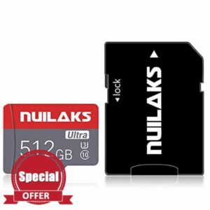 512GB Micro SD Card with Adapter