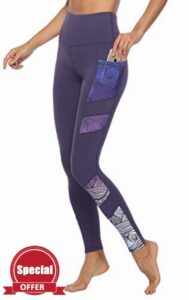 JOYSPELS Women's High Waisted Gym Leggings - Full Color Printed Leggings