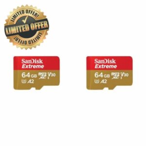 SanDisk Extreme microSDXC card plus SD adapter plus RescuePRO Deluxe