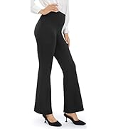 JOYSPELS Bootcut Yoga Pants with Side Pockets for Women, Bootleg Yoga Pants Tummy Control, High W...