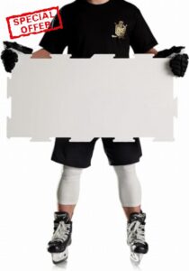 ACE HOCKEY Synthetic Ice Tiles - Simulates Real Ice - Dryland Hockey Training Platform for Shooting