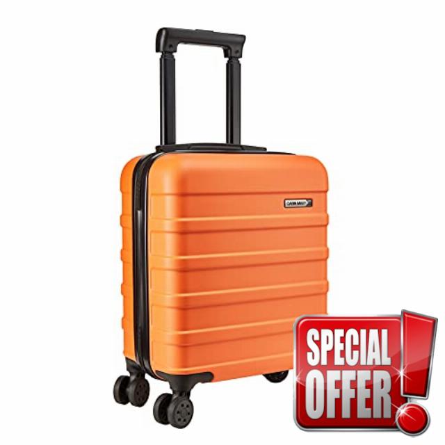 Cabin Max Anode Carry on Suitcase 45x36x20cm Lightweight Hand Luggage Suitable for Easyjet Under Seat (Seville Orange)