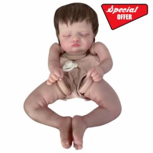 LSOAARRT Reborn Baby Doll Kit DIY Reborn Kits Already Painted 19 Inches Baby Kit Silicone Kit for Kids Age 3+