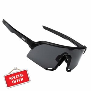 Odiseo Eyewear ARTEMIS Stealth Sport Sunglasses - UV400-Lightweight-Suitable for Boardsports Skiing Watersports Kayaking SUP Jetskiing Cycling Run-Floating Lanyard