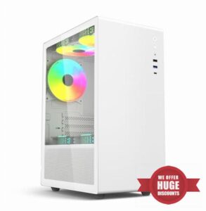 iONZ KZ-35V Zenith - PC Gaming/Office Case - Mini Tower Micro Atx