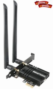 WiFi Card 3000Mbps Bluetooth 5.2 PCIe Network Card