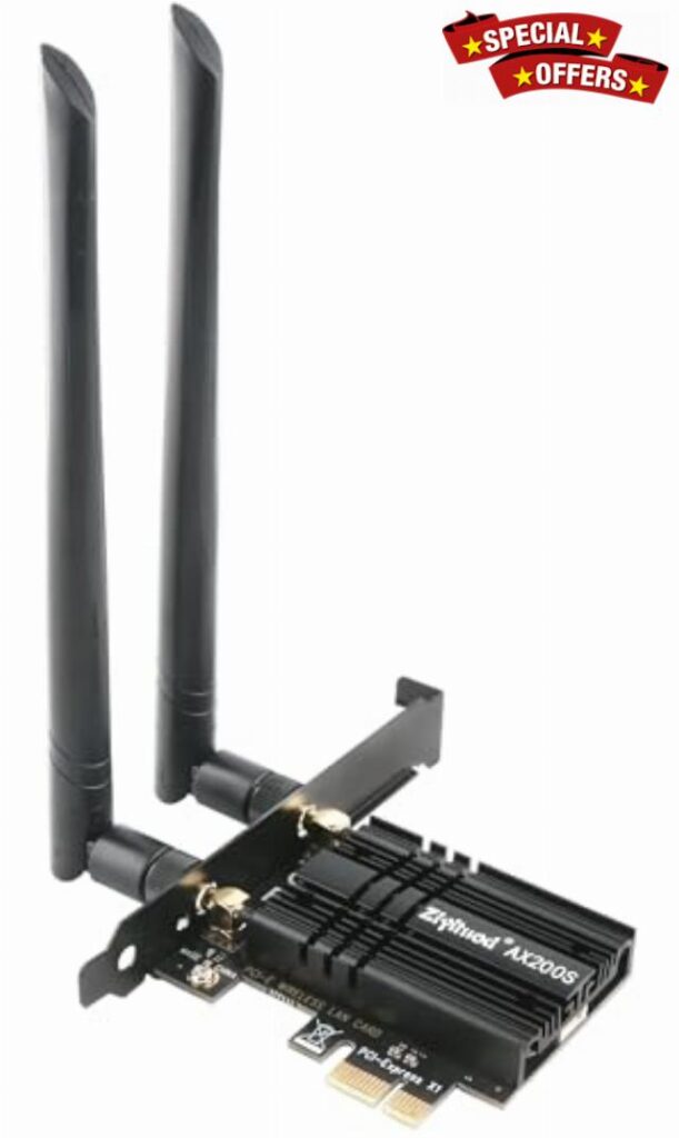 WiFi Card 3000Mbps Bluetooth 5.2 PCIe Network Card