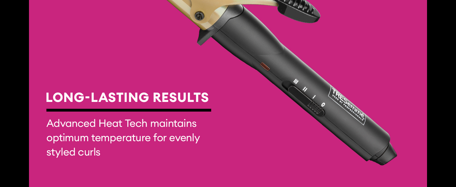 Hair curler for soft waves and bouncy curls, 32mm ceramic curling iron, 1.25 inch barrel