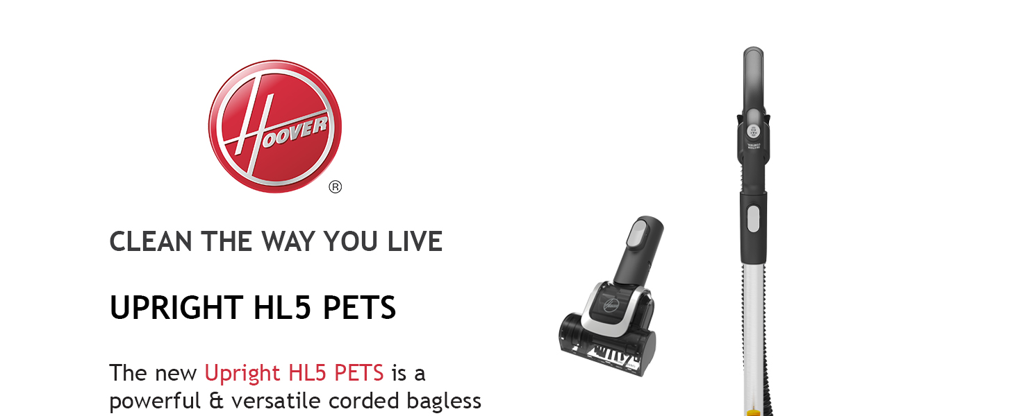 Hoover; Upright HL5; HL5 Pets; HL500PT; Push&Lift