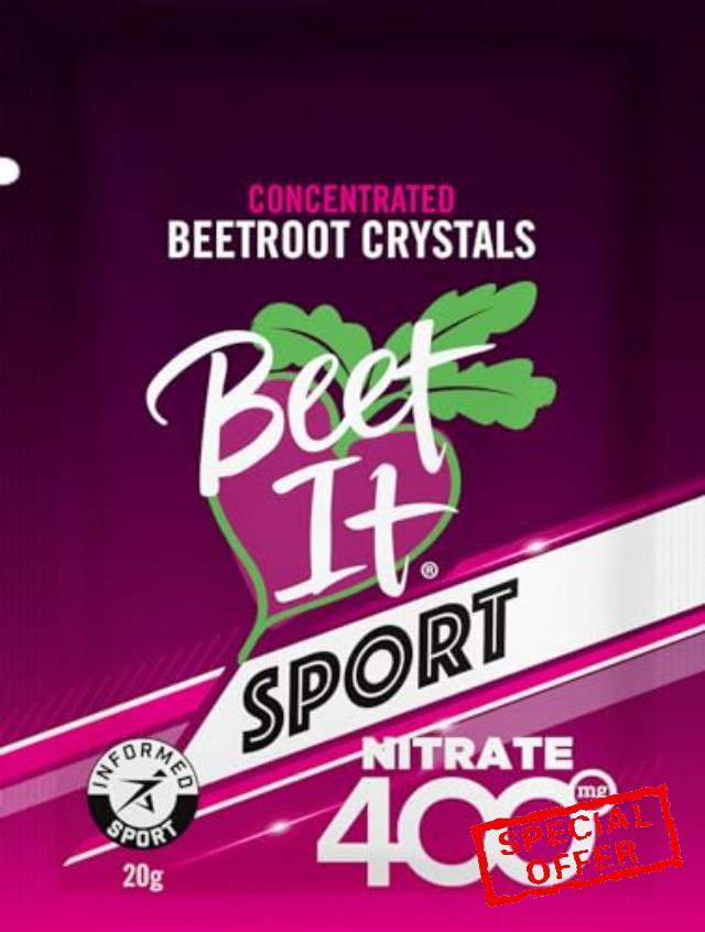 Beet It Sport Nitrate 400 Crystals 20g Sachet (Pack of 12)