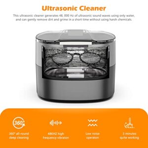 750ml Sonic Cleaner with Digital Timer for Eyeglasses
