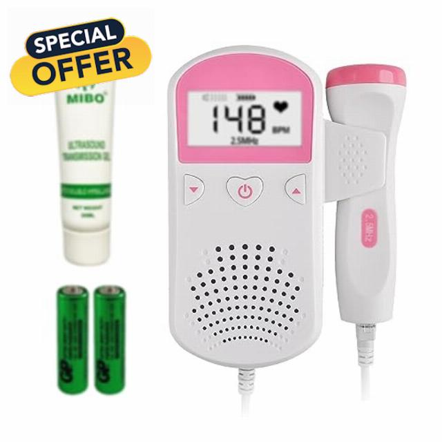 Dōppīèr Fêtāl Bàby Héàrt Rǎtē Mǒňitòr Portable U3