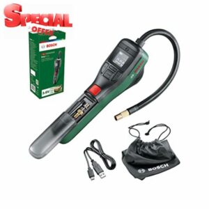 Bosch Home and Garden Electric Bike Pump / Air Pump / Mini Compressor EasyPump (3.0 Ah battery