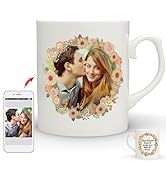 Personalised Bone China Porcelain Mug with Your Picture and Your Message, we can remove the backg...