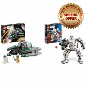LEGO 75360 Star Wars Yoda's Jedi Starfighter Building Toy with Master Yoda Minifigure