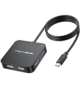 USB C Hub Long Cable, USB C to HDMI Multiport Adapter, 4K HDMI, 100 W Power Delivery, 3 USB A 3.0...