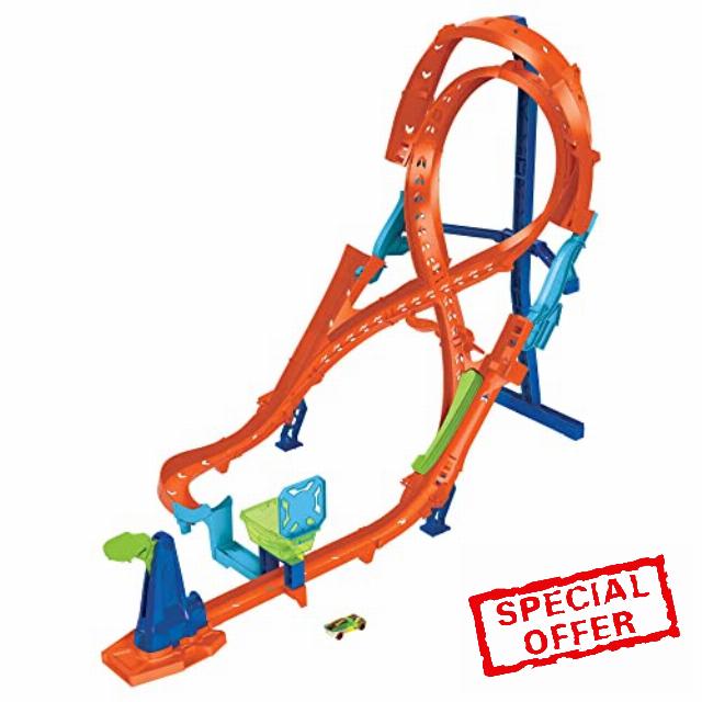 Hot Wheels Track Set With 1 Hot Wheels Car