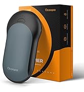 OCOOPA Hand Warmers Rechargeable, 10000mAh Battery Powered, 3 Levels Heating Electric Hand Warmer...