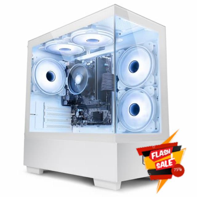 Vibox I-65 Gaming PC - Quad Core AMD Ryzen 3200G Processor - Radeon Vega 8 Graphics - 16GB RAM - 500GB NVMe M.2 SSD - Windows 11 - WiFi