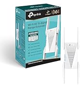 TP-Link AXE5400 Tri-Band Mesh Wi-Fi 6E Range Extender, Broadband/Wi-Fi Extender, Wi-Fi Booster/Ho...