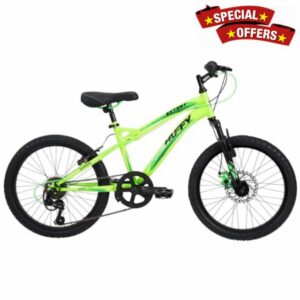 Huffy Extent Kids 20" Mountain Bike - Antifreeze Green - 6spd - Aged 6-9yrs