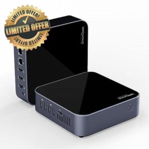 DreamQuest Mini PC Windows 11 New 12th Gen Intel N95 (up to 3.4GHz) 16GB RAM 512GB ROM SSD Desktop Computer Micro Business PC Support 4K UHD Triple Monitor