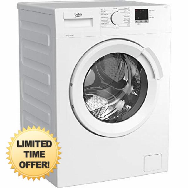 Beko WTL82051W Washing Machine | 8 kg Capacity 1200 rpm Spin Speed | C Rated Energy Class| White Colour