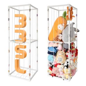 Premium PVC Material with Elastic Band Hold Up to 150 Plush Toys