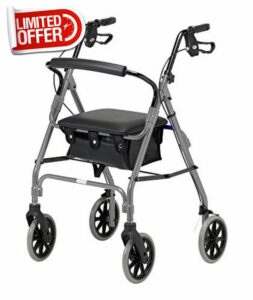 Days Lightweight Folding Four Wheel Rollator