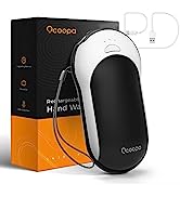 OCOOPA Rechargeable Hand Warmer 10000mAH Portable Electric Hand Heater Power Bank Lasting 15 Hour...