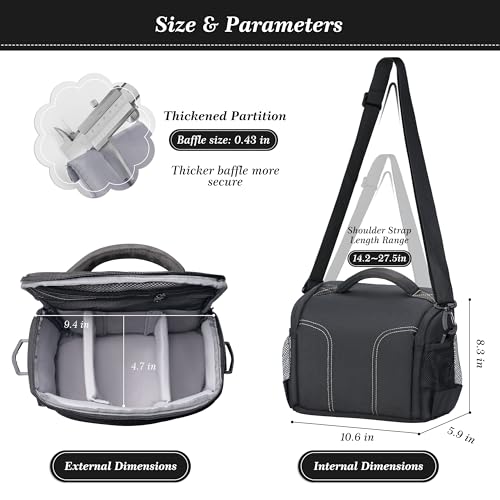 Camera Case Waterproof Shockproof Shoulder Bag
