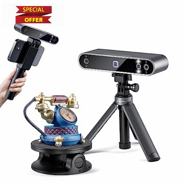 Revopoint POP 3 3D Scanner Handheld 0.05 mm Precision Portable 3D Scanner for 3D Colour Printing