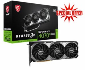 MSI GeForce RTX 4070 Ti SUPER 16G VENTUS 3X OC