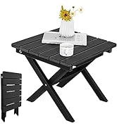 SFAREST Set of 2 Dining Chairs, Stackable Cast Aluminum Chairs with Adjustable Foot Pads, All Wea...