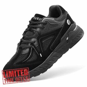 Mens Extra Wide Fit Trainers Walking Shoes Comfortable Running Sneakers for Flat Feet Plantar Fasciitis - Rebound Core