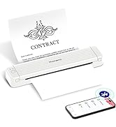 Phomemo Exclusive Thermal Transfer Ribbon - Support Phomemo P831 (216mm) A4 Portable Printer, Com...