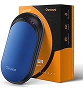 OCOOPA Hand Warmers Rechargeable, Single/Double side Heating, 1 Pack 5200mAh Electric Portable Po...