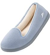 Wishcotton Women's Freira Lightweight Cozy Memory Foam Closed Back Slipper