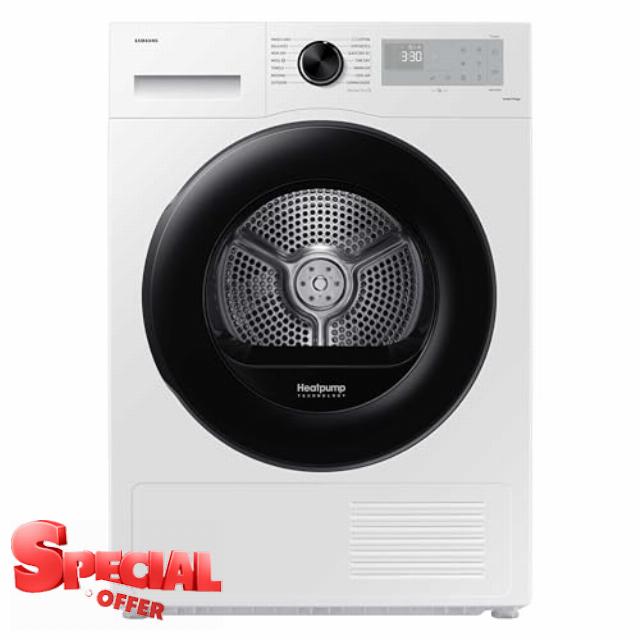 Samsung Series 5 OptimalDry 9kg Freestanding Heat Pump Tumble Dryer - White
