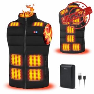 Rrtizan Heated Vest for Mens and Womens with Power Bank